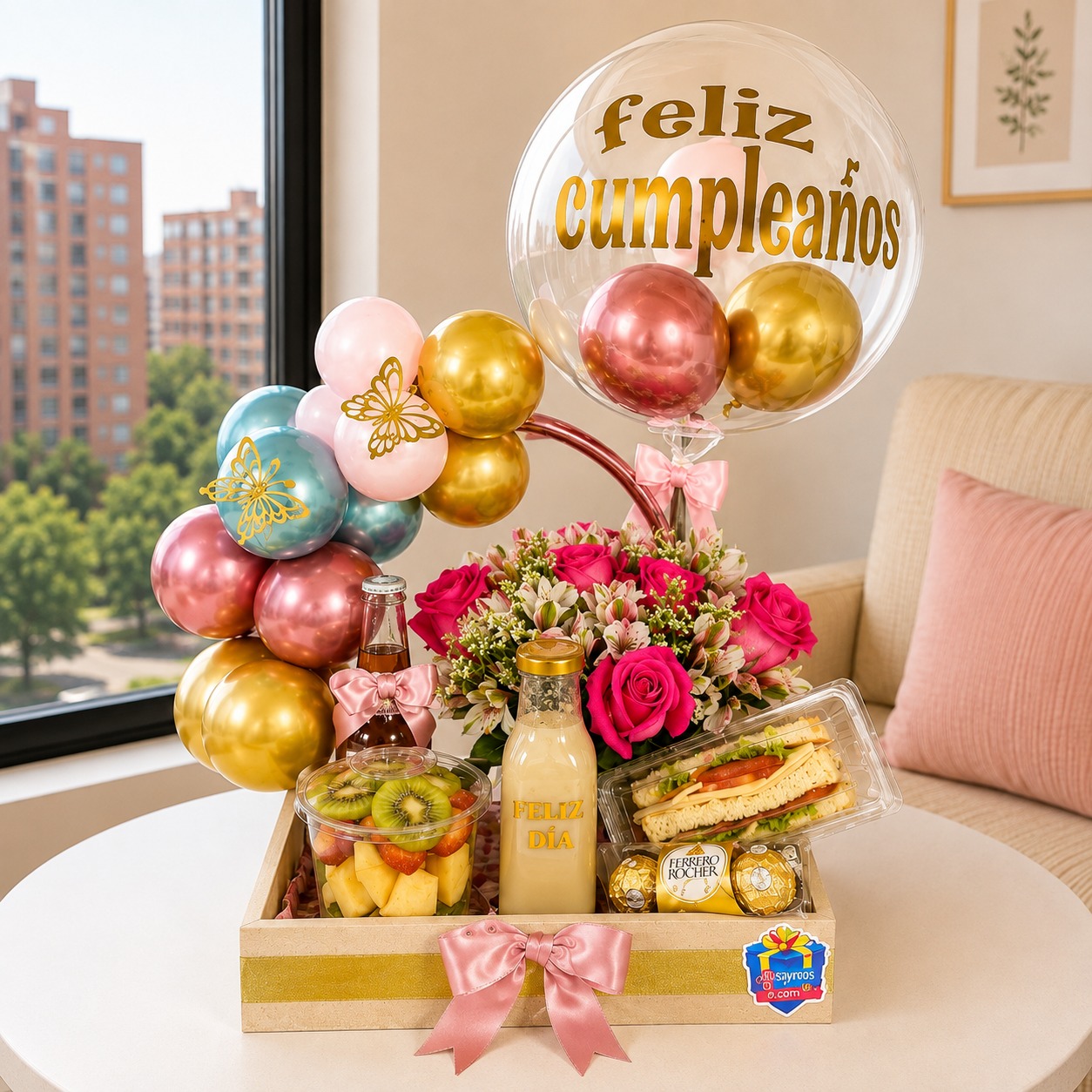 Desayuno Rosas y Arco