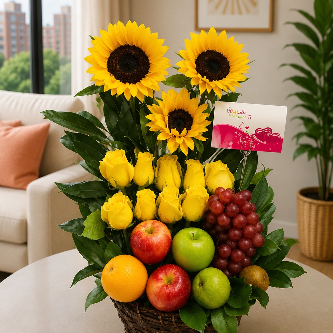 Arreglo Floral y Frutal