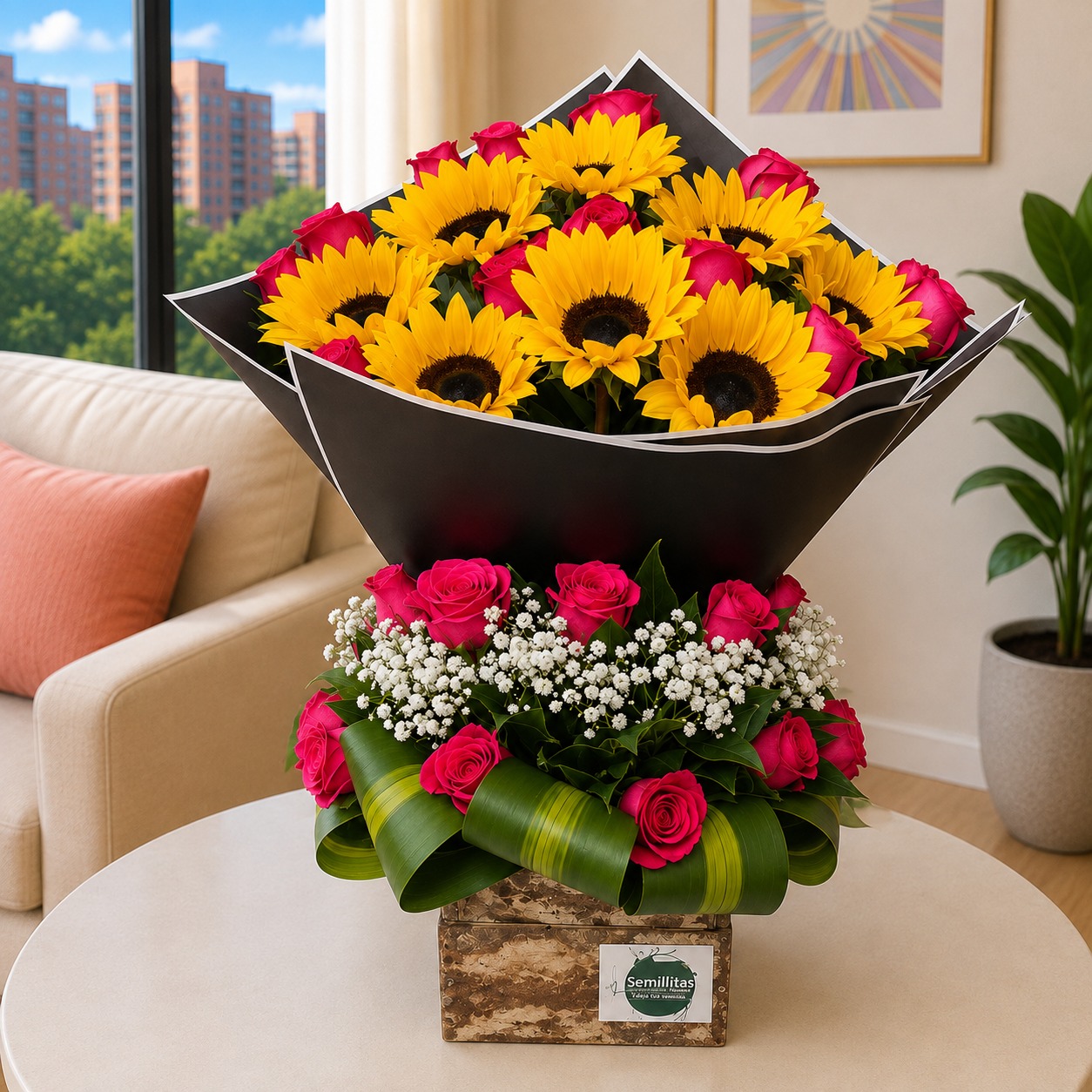 Arreglo floral estilo bouquet 2